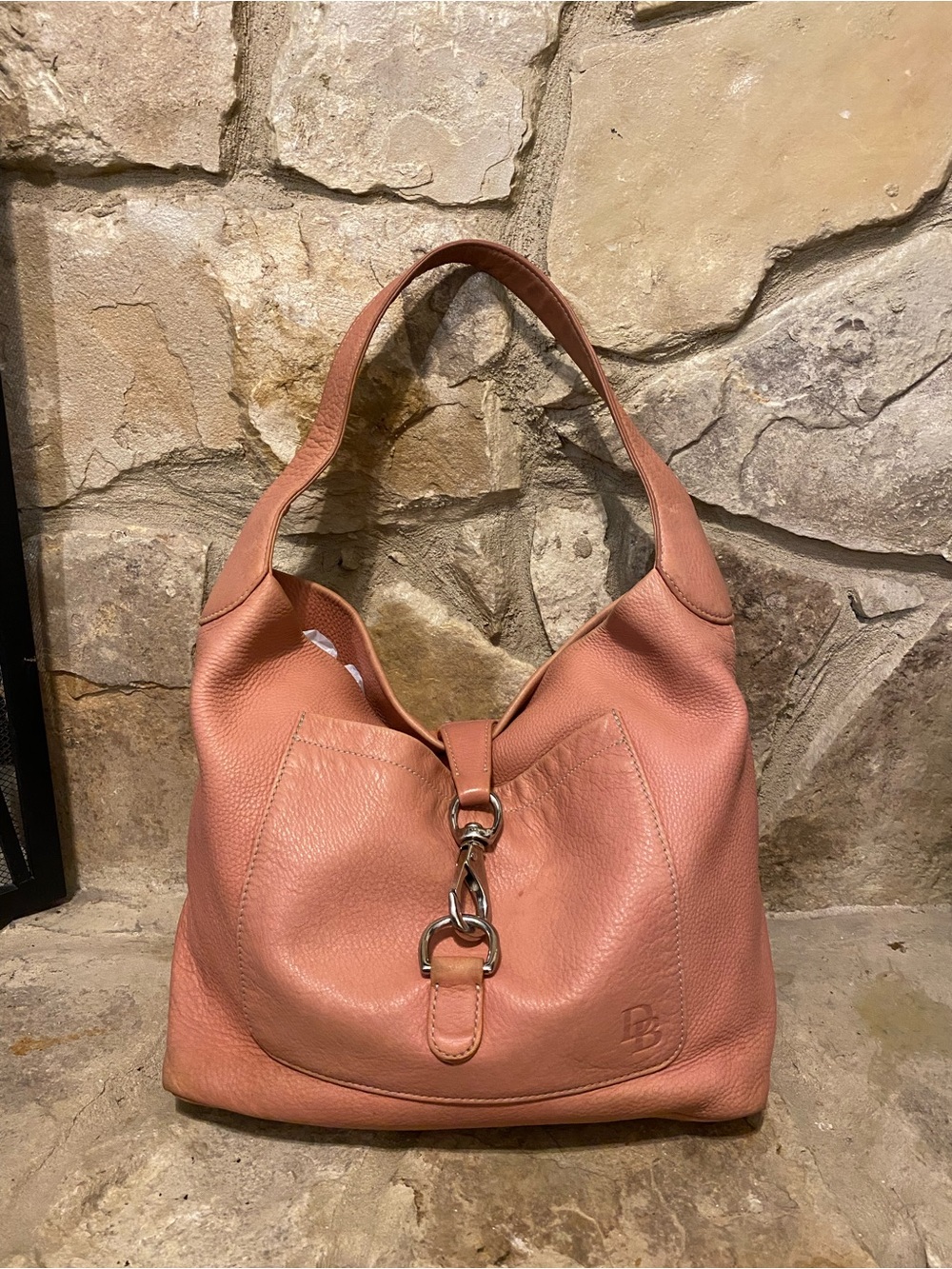 Dooney & Bourke Annalisa large leather hobo shoulder bag
